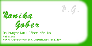 monika gober business card