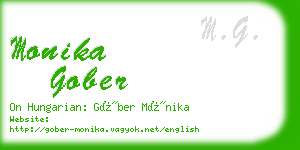 monika gober business card